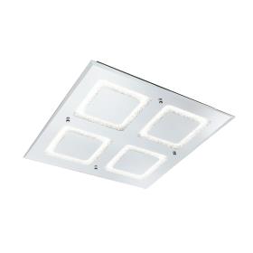 Windows Crystal Ceiling Lights Mantra Fusion Ringed & Square Crystal Fittings